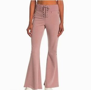 Free People Fp Movement Downhill Flared Sweatpants Moonlight Mauve Medium